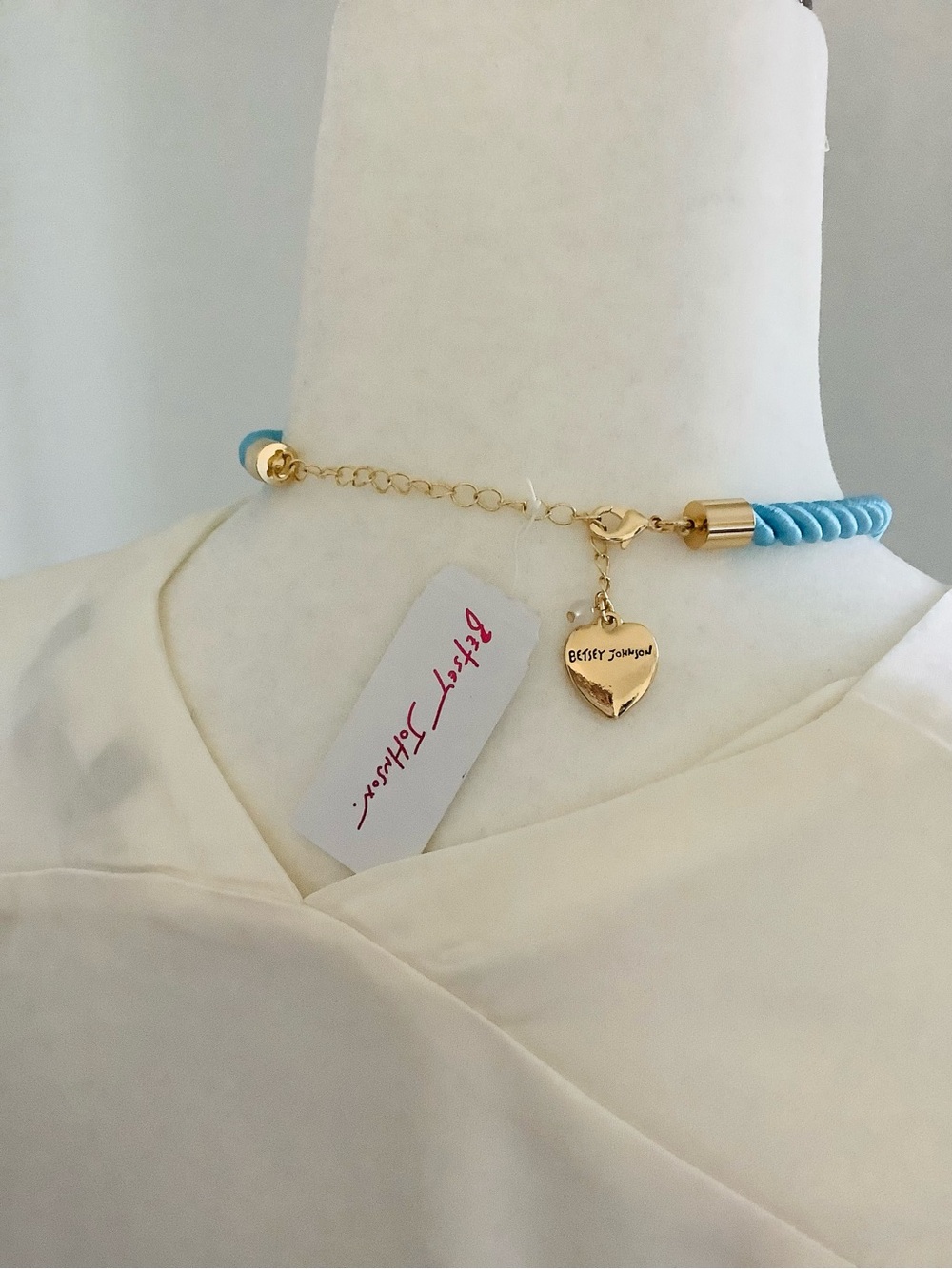 Betsey Johnson Sea Life Turquoise Blue Coral Shell Starfish Charm Necklace NWT - Picture 4 of 13